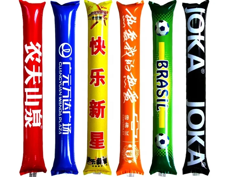 OEM гром палки командный дух Бум Палочки для промо-акций, пластиковые черлидера, колотушки надувные шумовиков M-112