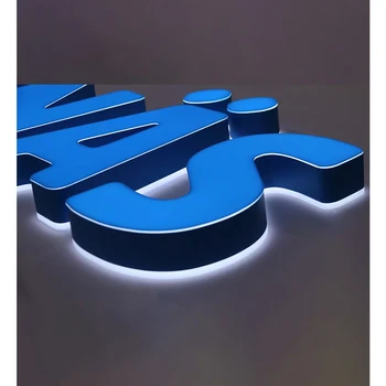 custom 3d backlit light up led letter sign business backlit 3d acrylic letter sign 3d letter sign manufacturer