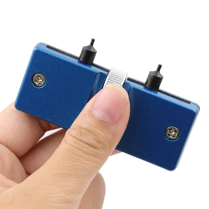 Adjustable Watch Opener Watch Back Case Cover Open Tool Press Closer Remover Screw Wrench Repair Tool Kit Watch Battery Remover