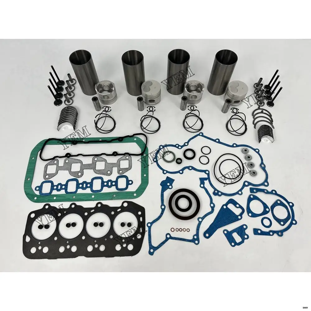 Overhaul Kit With Bearings Piston Rings Full Gasket Set Cylinder Liner Valves Kit For Toyota 1DZ-2