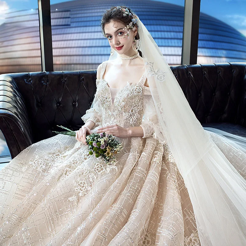 【Yumin0】ホロライブ一番くじ～Wedding Dress Style Yc128 2024 New Bride Big Tail Starry One Shoulder Dream