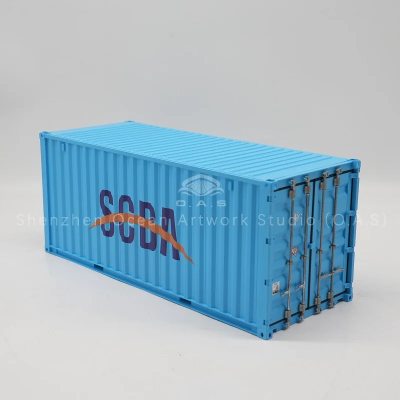 Highly simulated MSC container model, made of high-quality ABS material with fine workmanship and stable structure. Fully customized service is available, including logo printing, color matching and pattern design. Realistic in appearance and standard in scale, it is an ideal gift for logistics, freight forwarding and shipping enterprises. Suitable for business souvenirs, exhibition displays and corporate promotions. Our professional factory ensures reliable quality and supports small and bulk orders.Amber@vesselmodel.com Tel: +86 18038048785
