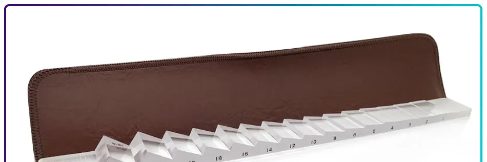 VB15 China Optometry Instruments Prism Bar Optical Vertical with Leather Bag