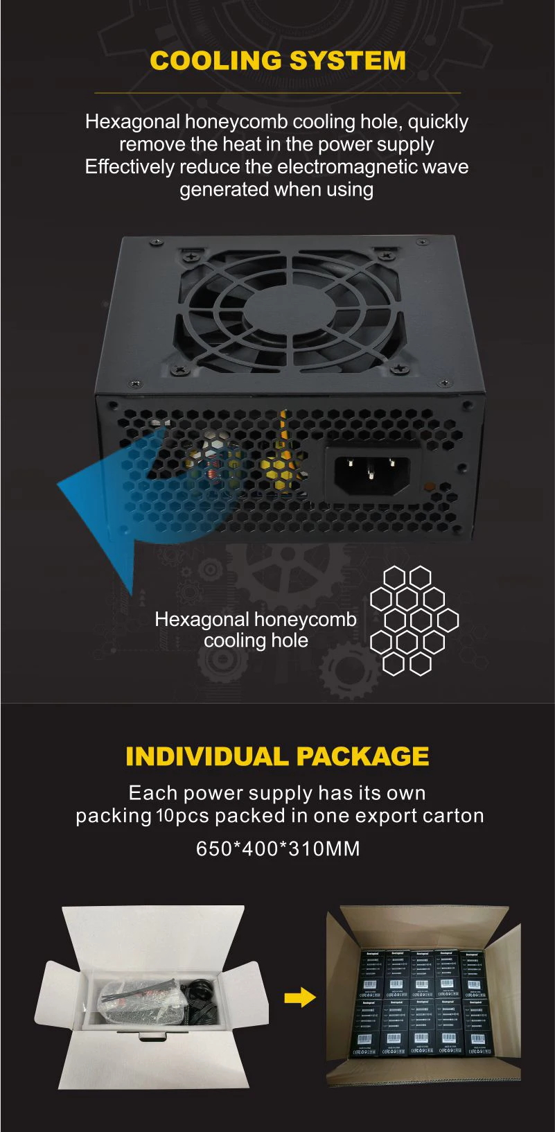 Factory Price Micro P4 Atx Power Supply 500w 450w Atx Computer