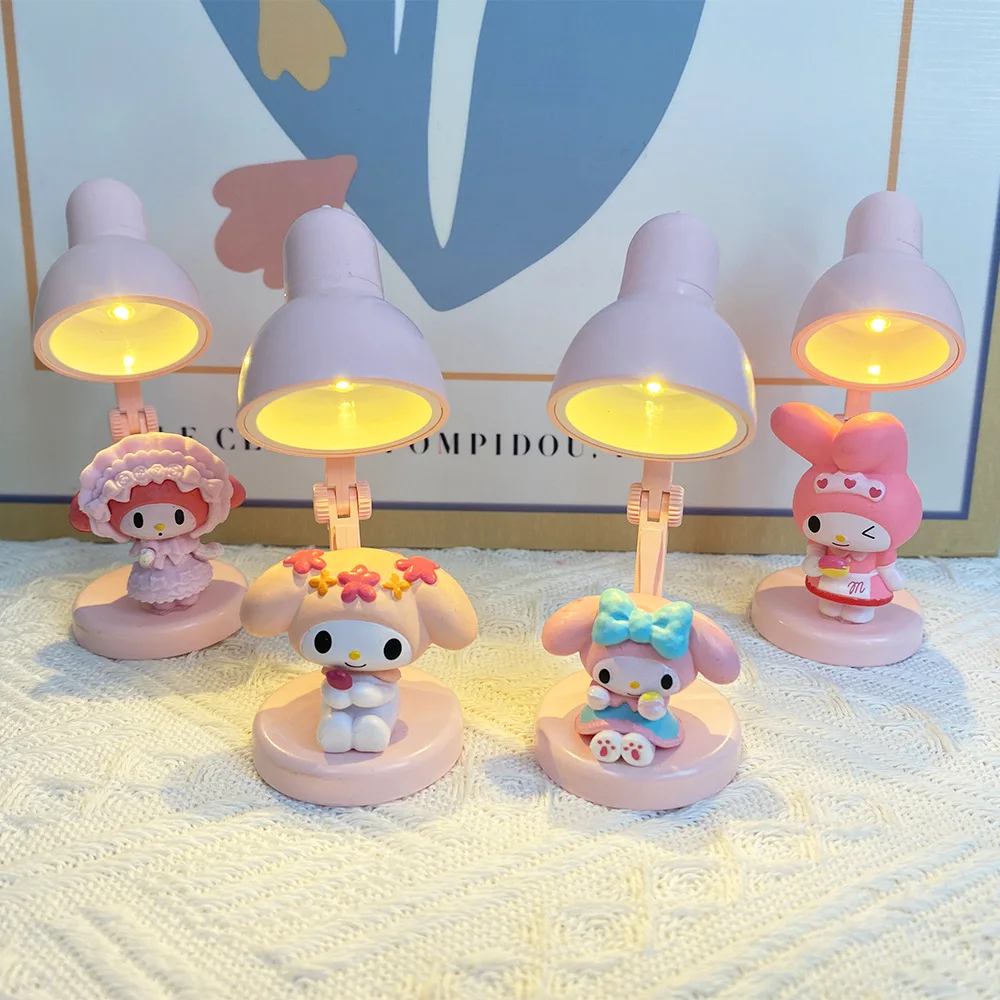 Blind Box Mini Kuromi Melody Cinnamoroll Pochacco Led Night Light Table ...