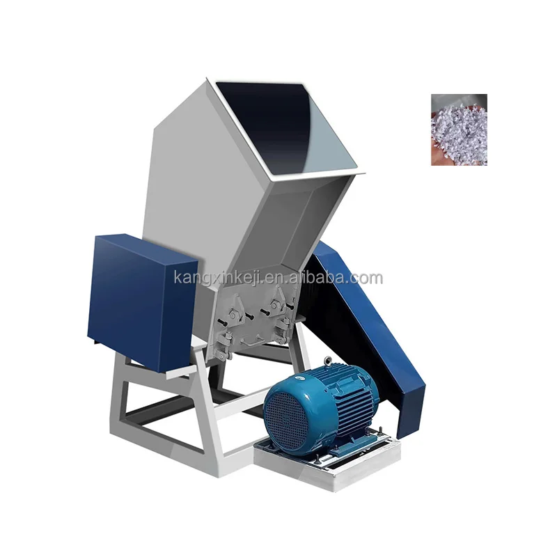 Automatic Waste with Cooling System Shredder Blades Recycling Plastic Pet Bottle Crusher Machine
