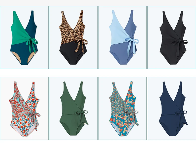 Women New High Waist Maillot De Bain Swimsuit Manufacturers One Piece