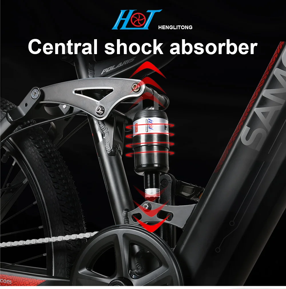 NEW XD26-II High Energy 750w 48V 14Ah Fat Tire Hydraulic Disc Brakes  Electric Mountain Bike