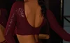 Red shiny top