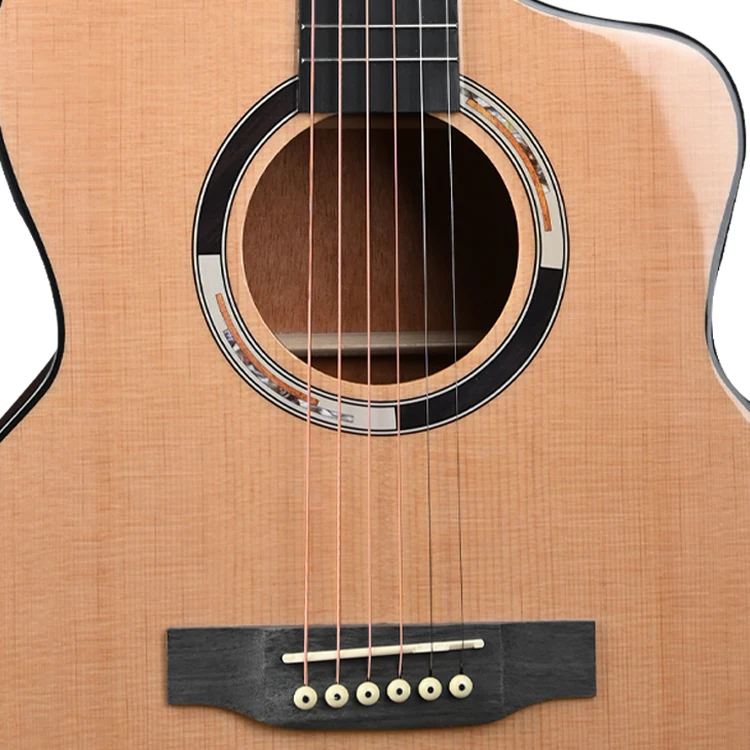 Plywood Acoustic Jumbo Guitar