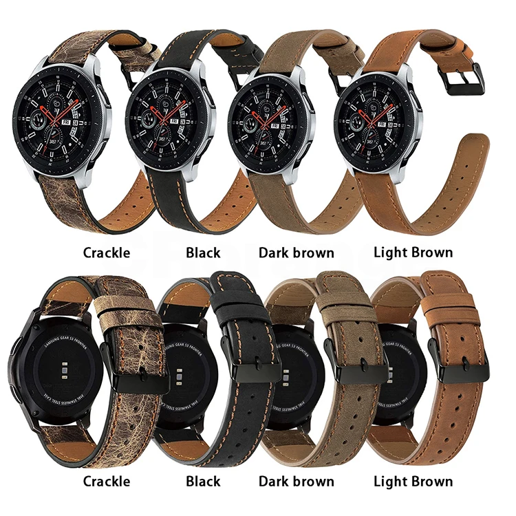 pulseira galaxy watch 46mm couro
