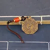 Targa colorata in ottone Taiji Bagua - Corda Xiangyun