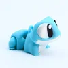 Rana gecko azul cielo de 4 cm