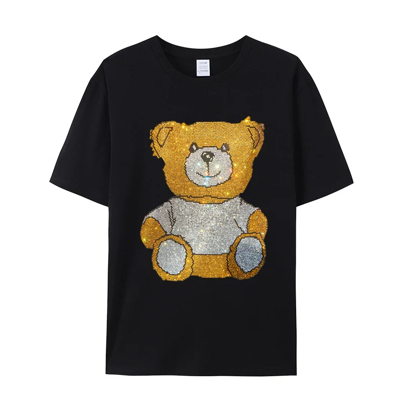 China Manufacturer elephant Rhinestone Heat Transfer Custom Big Elephant Rhinestone Iron On Transfer