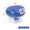 Cuchillo azul de 3 hojas, 500 ml.