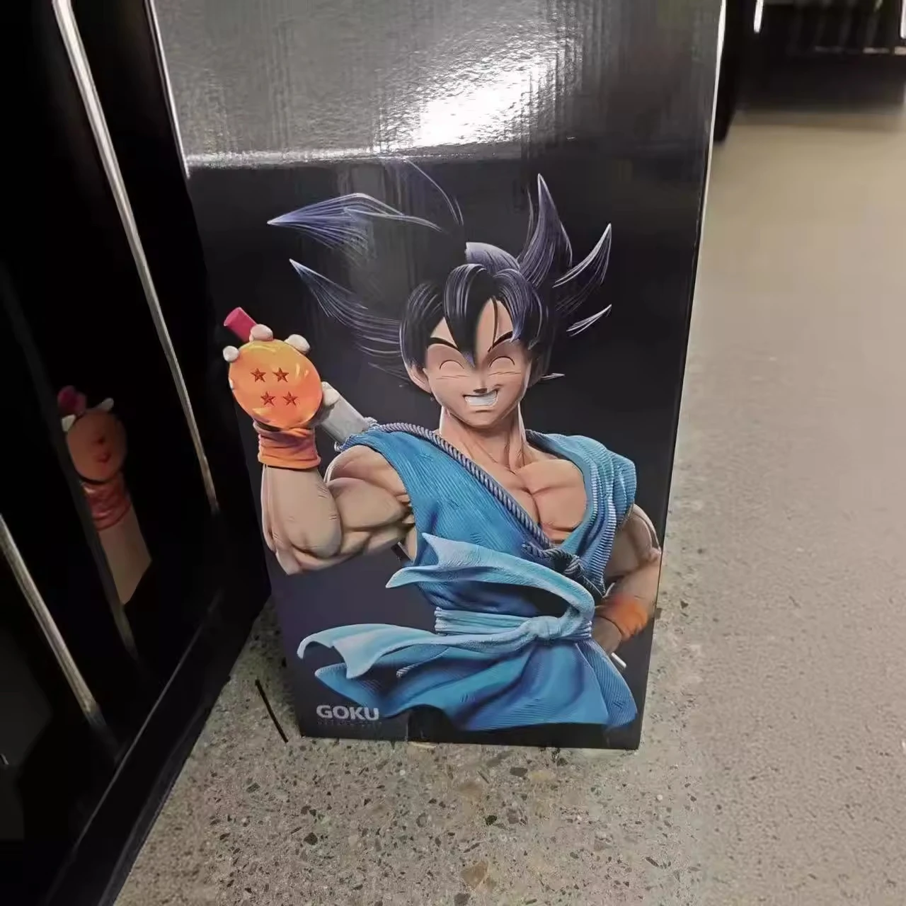 2024 New Customized Smile Goku GK Action Figure Japanese DBZ Anime Resin Dragon Balls Goku Statue for Collection Gift Toys