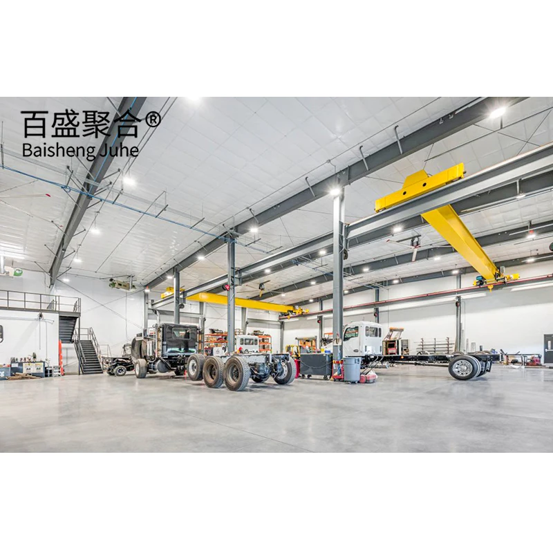 Metal Structure Storage Kits Light Weight Steel Frame Garage Modern Warehouse Loft Steel Warehouse Building