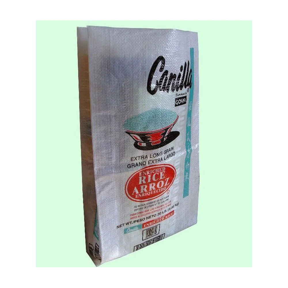 Embalaje Bopp duradero, uso agrícola laminado, sacos tejidos de