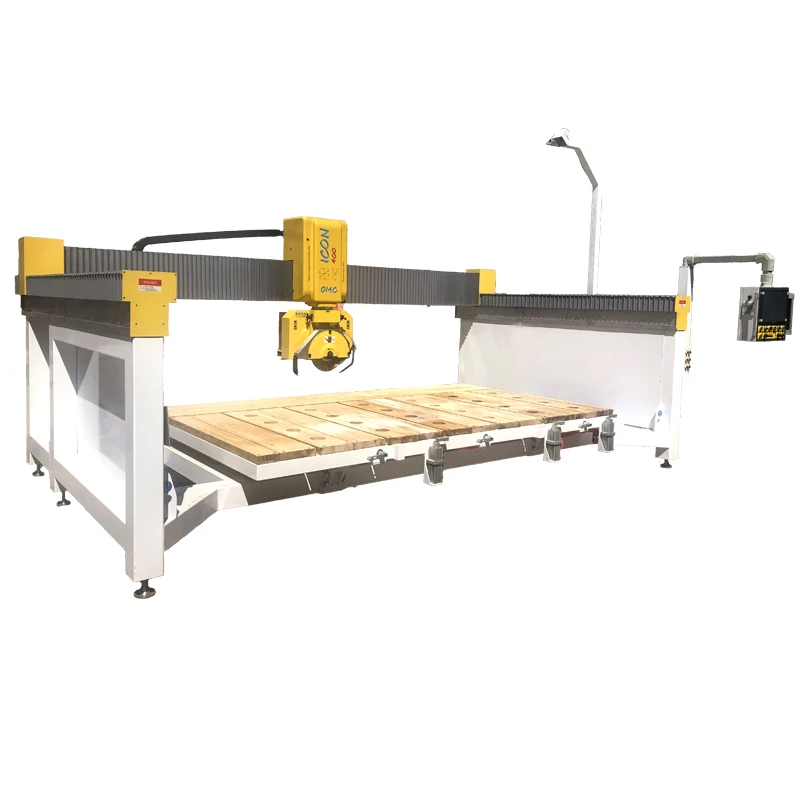 Quartz Marble Countertop Cutting Bridge Saw Machine CNC 5 Axis Granite Spare Parts Provided Online Support Engine MOTOR Farms
