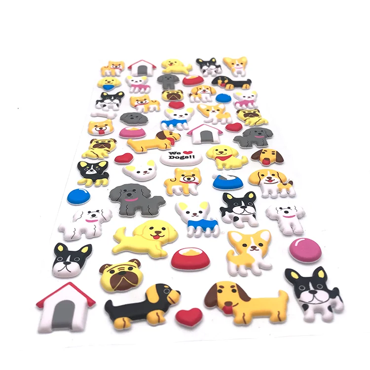 Stickers Puffy Animals 190x100mm tikai 1.55 EUR