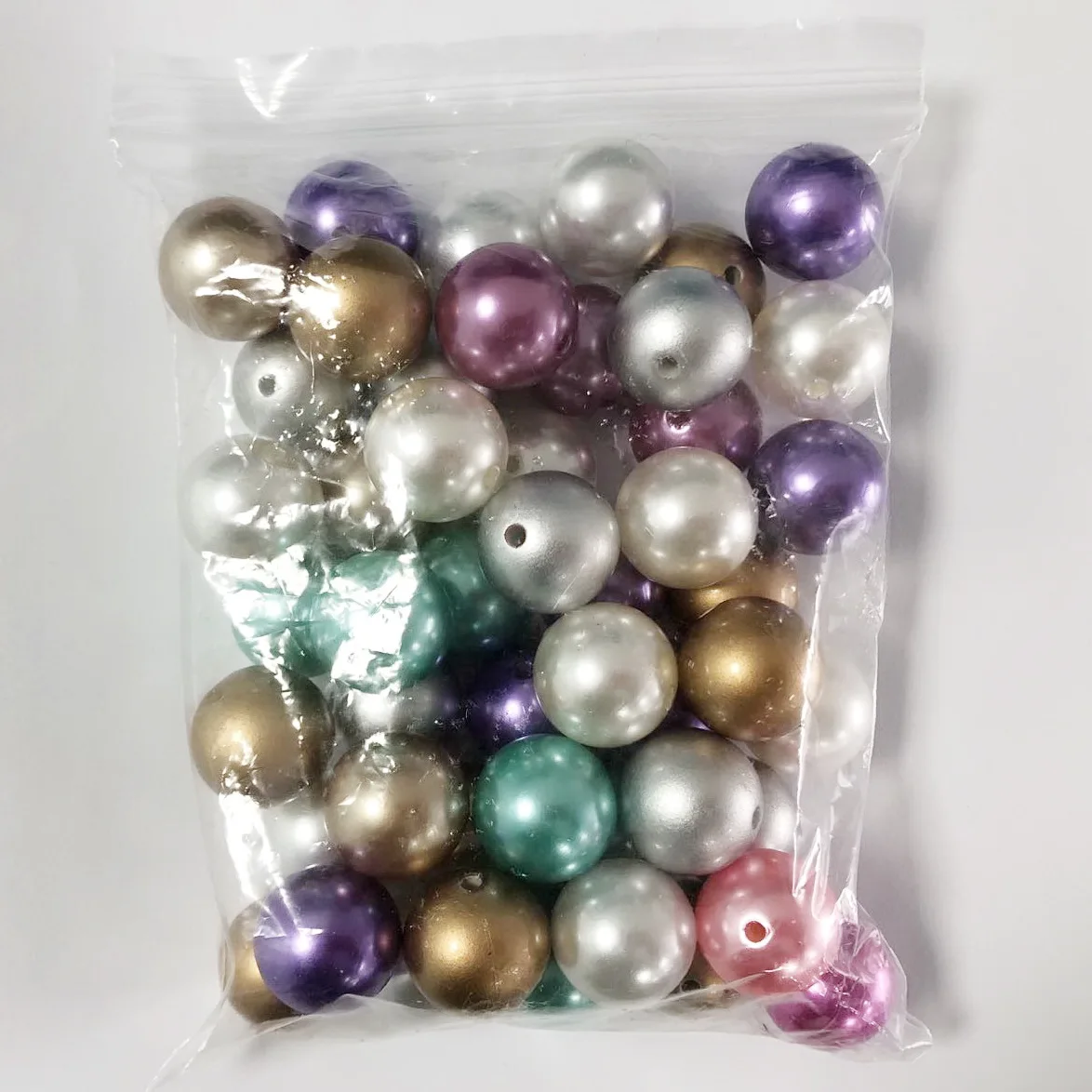 Zeyune 100 Pcs Chunky Bubblegum Beads - 20mm Colorful Plastic Rhinestone Beads For DIY Crafts & Jewelry Making