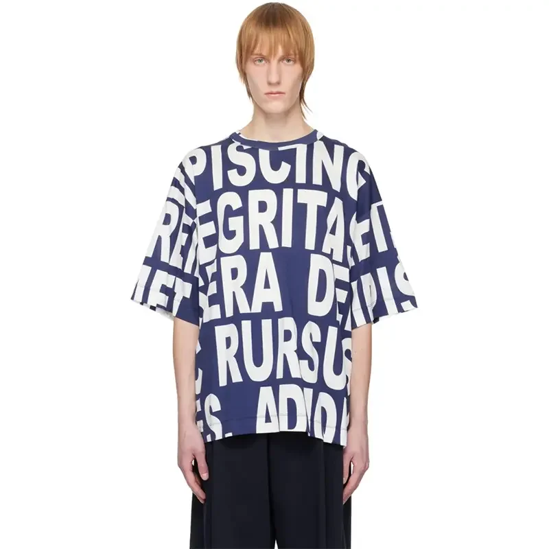 Oem Custom Heavy Weight Cotton Jersey All Over Printed Drop Shoulder Oversized T Shirt For Men