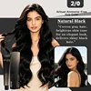 2/0 Natural Black