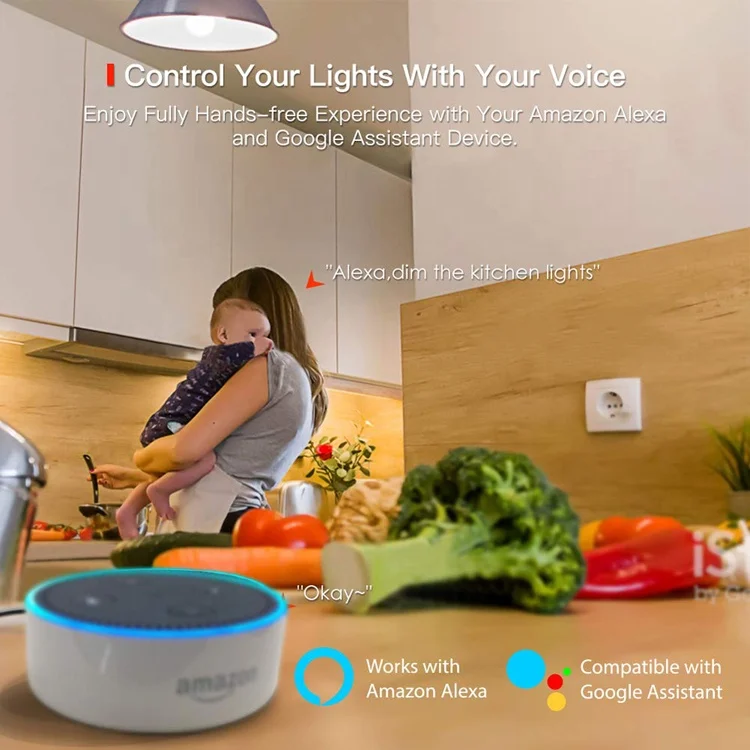 Apple Homekit Wifi Led Smart Light Bulb with Speaker Works with Alexa Google Assistant