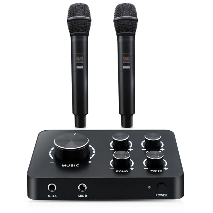 Uhf Cordless Handheld Ultralow Latency Wireless Microphone Karaoke