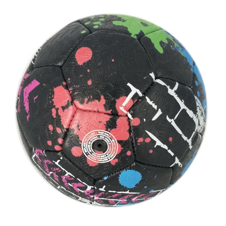 2 50 мм матовая черная шина узор ПВХ пена кожа размер 5 открытый уличный футбольный мяч новый спортивный дизайн Манчестер
