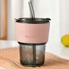 Smoke Gray Cup + Pink Sleeve