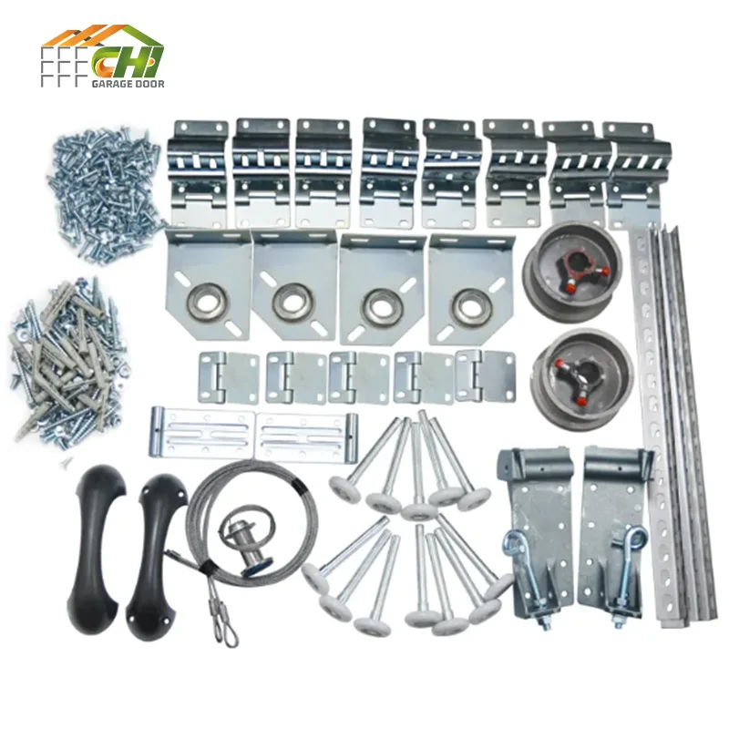 European Style Security Rustic Garage Door Hardware and Accessories Over Head Garage Door Hardware Kit - 16x7 for Garage Doors