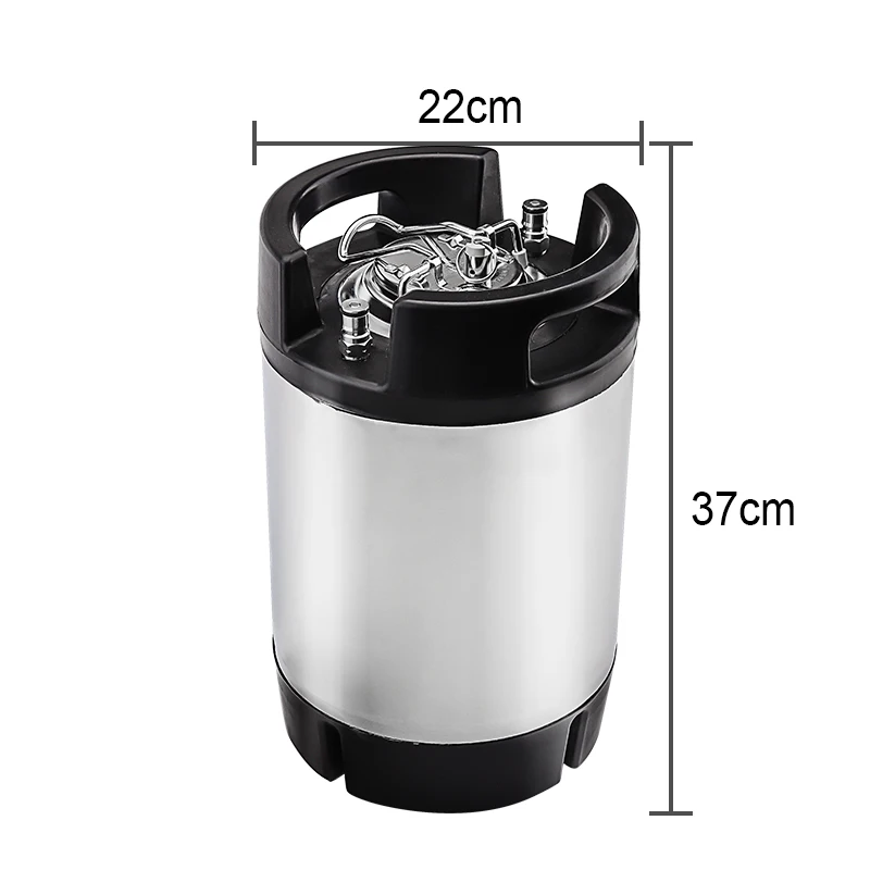 5 Gallon Cornelius Style Bright Shining Polished 100 Full New Beer Keg