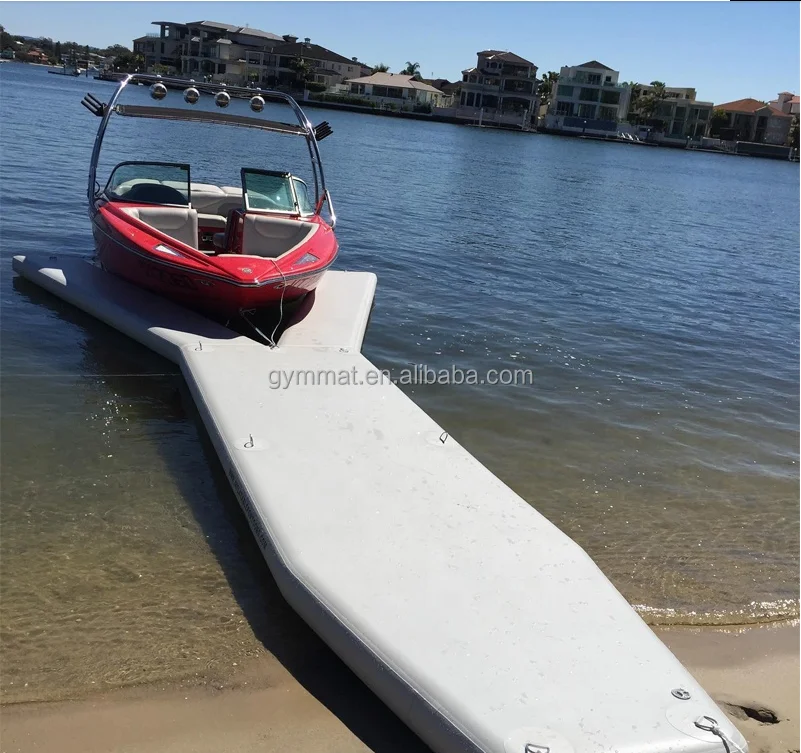 Inflatable Y Shape Pontoon Boat Dock Inflatable Floating Platform Dock