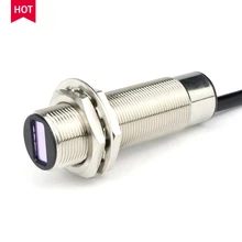 Diffuse optical proximity sensor M12 200mm NPN NO laser  sensor