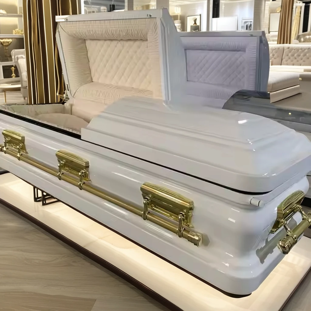 CHEAP American Style Funeral Brand-new Steel Caskets Sale