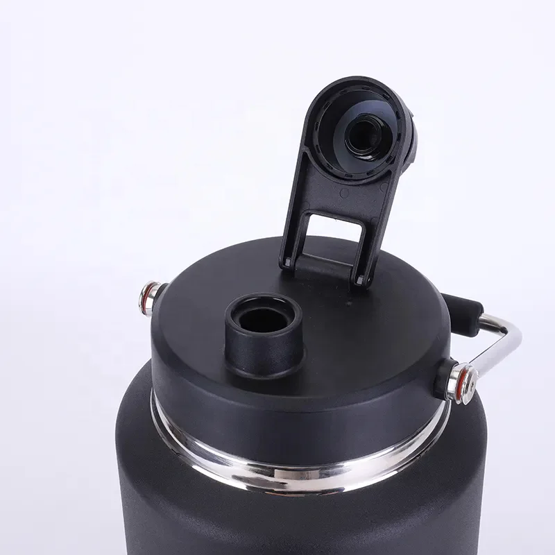 XACIOA 1 Gallon Jugs 64oz 128oz Double Wall Vacuum Insulated Stainless Steel Leak-Proof BPA Free Eco-Friendly Boiling Water Safe