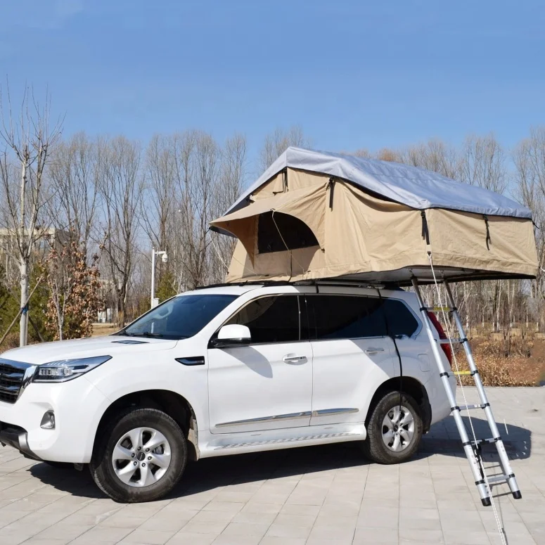 LLOYDBERG Outdoor Camping Soft Cover Rooftop Tent Waterproof Soft Shell Roof Top Tent for Sale