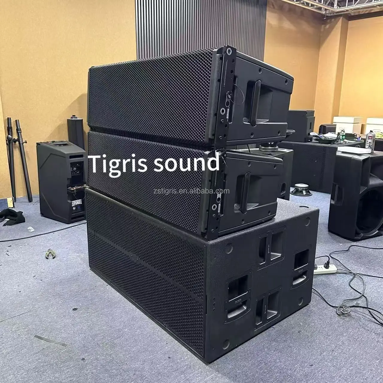 HDL 50-A 4K Dual 12 Inch 3-way Line Array Speaker Full Range Speaker Sound System Stage Professional Audio  Speakers