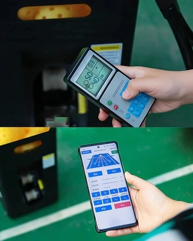 Customs New Popular JP02 App And Remote Control Pickle ball Padel Ball Machine For Beginner Playing And Training supplier