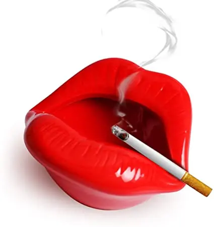 唇が付いている創造的な家の装飾様式の方法タバコの陶磁器の灰皿 Buy クリエイティブホームデコレーションスタイルファッションタバコのセラミック灰皿 唇 タバコのセラミック灰皿唇 かわいいセラミックタバコ喫煙リップ灰皿 Product On Alibaba Com