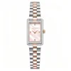 pink +rose gold two stone