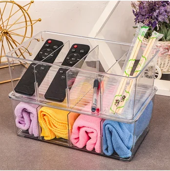 Wholesale Clear Space Plastic Pantry Organization and Storage Bins with Lids