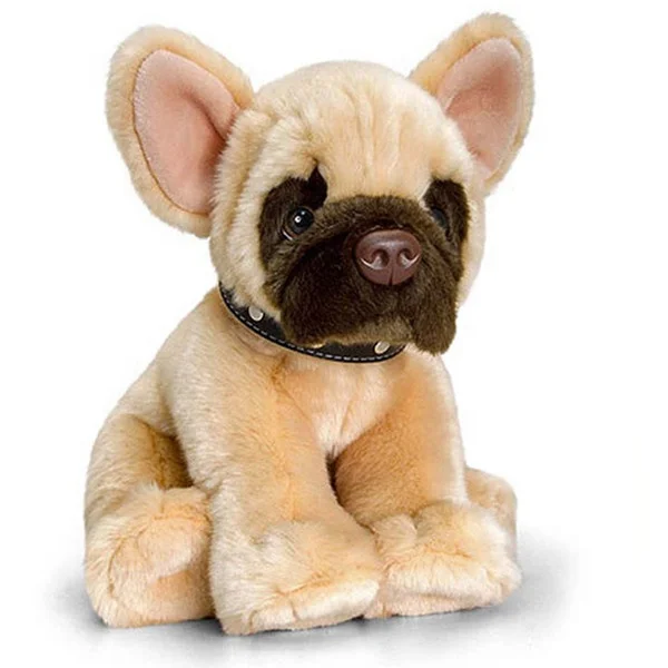 卸売黒リアルなパグぬいぐるみ犬カスタマイズソフトぬいぐるみ