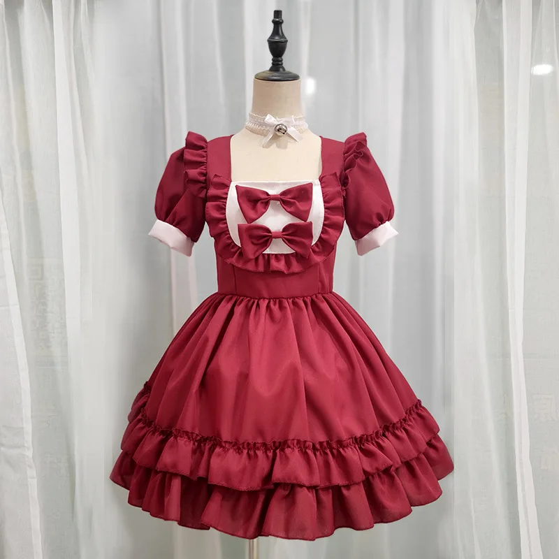 strapless open back dress Women's Sexy French Maid Uniform Costume main image 1