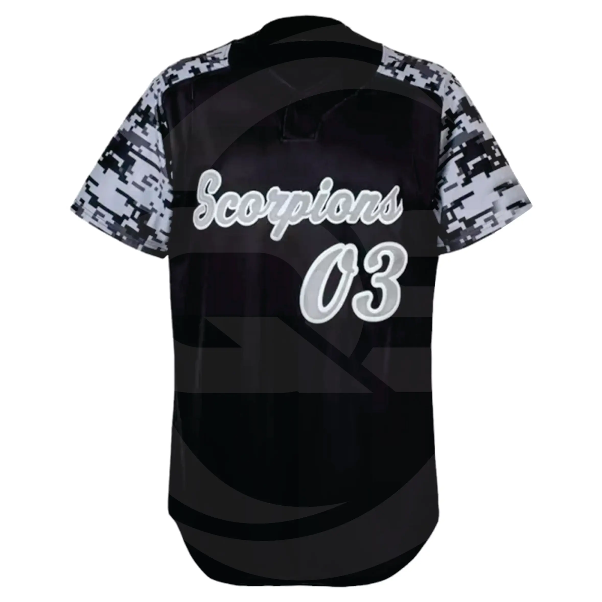 Source Fast Delivery Custom Printing Baseball Plain Shirts Blue