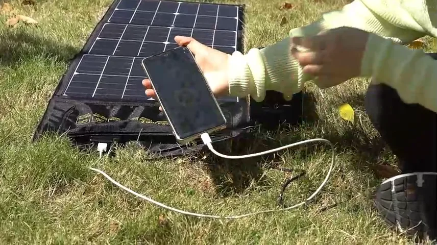 Faltbares Solarpanel Monokristallines Solar Ladeger Produktbild-Vorschau 5