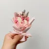 3#  Mini papel rosa hortensia-rosa