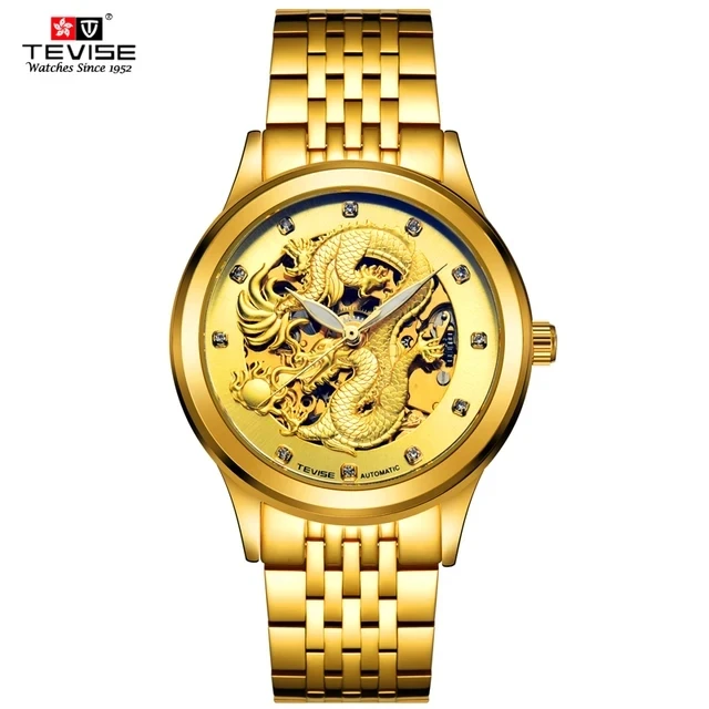 Tevise Automatic Mechanical Tevise 9006g Đồng Hồ Nam Tevise 9006G