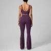 Bra and long pants-midnight purple